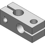 Clamp 3 right - Clamps for rod mounting