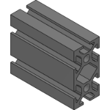 Perfil de aluminio mk 2040.02 - Perfiles de Construcción Serie 40