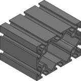 Perfil de aluminio mk 2040.07 - Perfiles de Construcción Serie 40