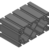 Perfil de aluminio mk 2040.08 - Perfiles de Construcción Serie 40