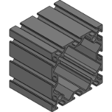 Perfil de aluminio mk 2040.10 - Perfiles de Construcción Serie 40