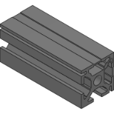 Perfil de aluminio mk 2040.11 - Perfiles de Construcción Serie 40