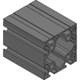 Perfil de aluminio mk 2040.13 - Perfiles de Construcción Serie 40
