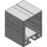 Profil mk 2040.38 - Aluminium Konstruktionsprofil Serie 40