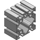Perfil de aluminio mk 2040.73 - Perfiles de Construcción Serie 40