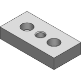 Pad Plate I M12 - Soporte de pie/placas pies