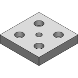 Pad Plate J M12 - Pad Blocks and Plates