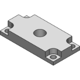 Pad Plate 3 M20 - Stellfußhalter/Fußplatten