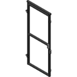 B69.60.004 - Standard - Standard Swing Door w/ horizontal brace, left