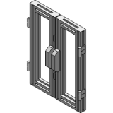 B68.07.003 - Double Window with Cylinder Lock